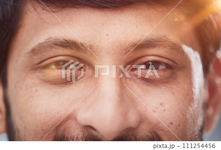 Concept of human emotions, facial expression, beauty. 111254456