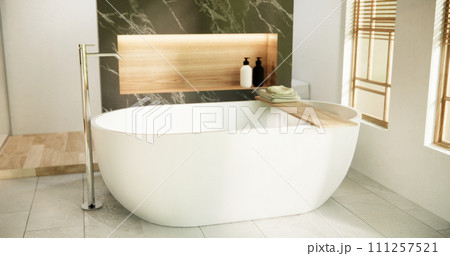 Wooden and black granite wall in Japan bathroom modern Onsen minimal style Wooden and black granite wall in Japan bathroom modern Onsen minimal style 111257521