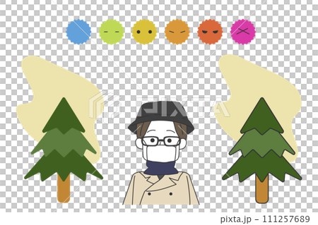 預防花粉熱的男人 預防花粉熱的男人 111257689