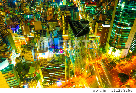 大阪梅田の夜景 111258266