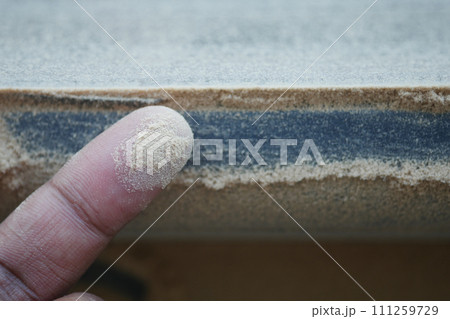 Dust and Dirt on a finger Dust and Dirt on a finger 111259729