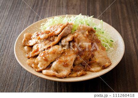 豚肉のしょうが焼き 111260418