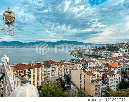 Historic elevator Tarihi Asansor in Konak District of Izmir. High quality photo 111261731