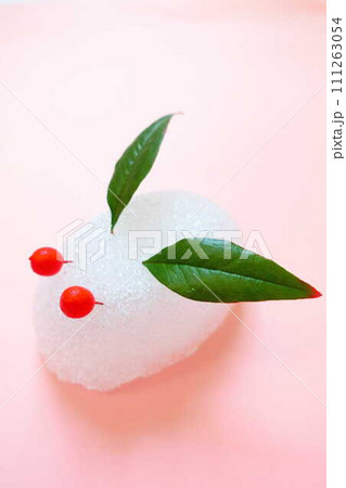 雪うさぎ　雪像　ウサギ　うさぎ　兎 111263054