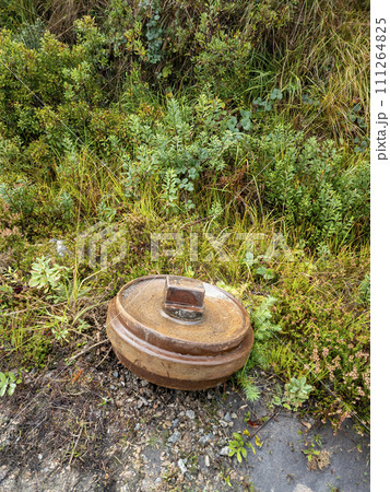Typical irish wheel of a bog train in County Donegal by Ardara. Typical irish wheel of a bog train in County Donegal by Ardara. 111264825