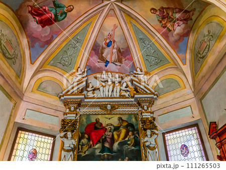 Sacro monte di Ghiffa, lake maggiore, italy Sacro monte di Ghiffa, lake maggiore, italy 111265503
