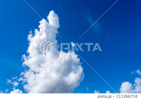 青空に流れるたくさんの雲 青空に流れるたくさんの雲 111266738