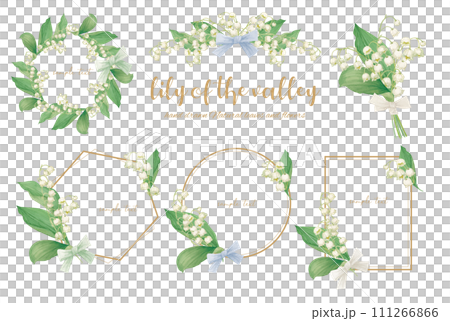 Stylish frame material with gentle colors of hand-painted watercolor bell orchids Stylish frame material with gentle colors of hand-painted watercolor bell orchids 111266866