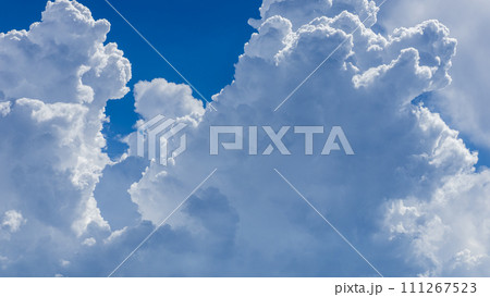 青空にあらわれた積乱雲 青空にあらわれた積乱雲 111267523