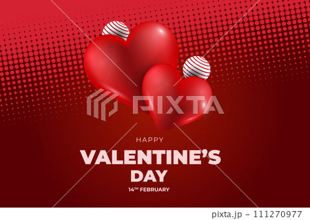 Valentine's Day background, Happy Valentine's Day banner Valentine's Day background, Happy Valentine's Day banner 111270977