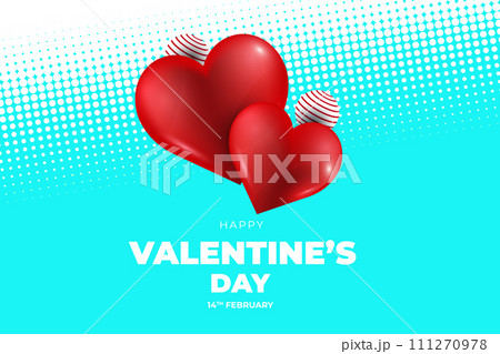 Valentine's Day background, Happy Valentine's Day banner Valentine's Day background, Happy Valentine's Day banner 111270978