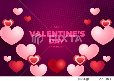 Happy Valentine's Day background, Happy Valentine's Day love banner Happy Valentine's Day background, Happy Valentine's Day love banner 111271404