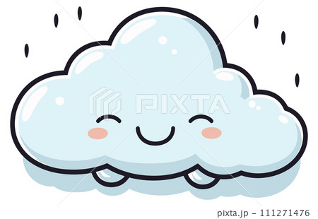 Cloud And Cold Vector.Cloud icon. Vector illustration Cloud And Cold Vector.Cloud icon. Vector illustration 111271476