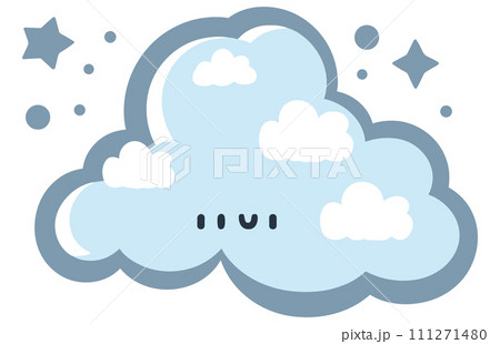 Cloud And Cold Vector.Cloud icon. Vector illustration Cloud And Cold Vector.Cloud icon. Vector illustration 111271480