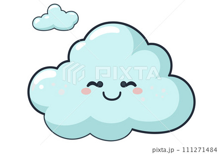 Cloud And Cold Vector.Cloud icon. Vector illustration 111271484