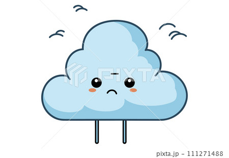 Cloud And Cold Vector.Cloud icon. Vector illustration Cloud And Cold Vector.Cloud icon. Vector illustration 111271488
