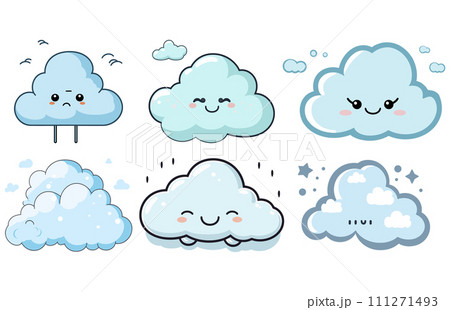 Cloud And Cold Vector.Cloud icon. Vector illustration. 111271493