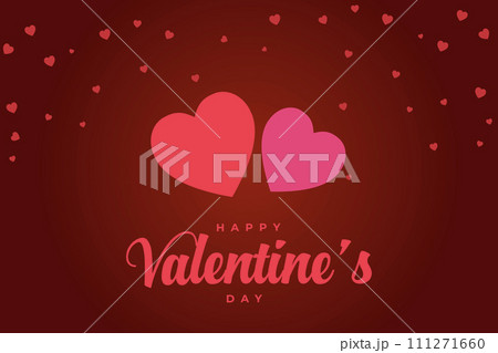 Happy Valentine's Day background, Happy Valentine's Day love banner 111271660