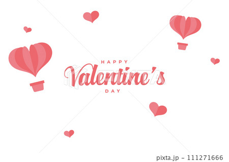 Happy Valentine's Day background, Happy Valentine's Day love banner 111271666