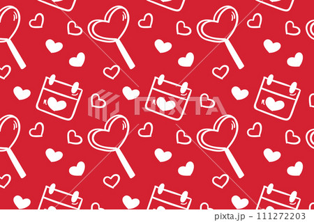 Happy Valentine's Day hearts seamless background, Valentine's Day hearts Happy Valentine's Day hearts seamless background, Valentine's Day hearts 111272203