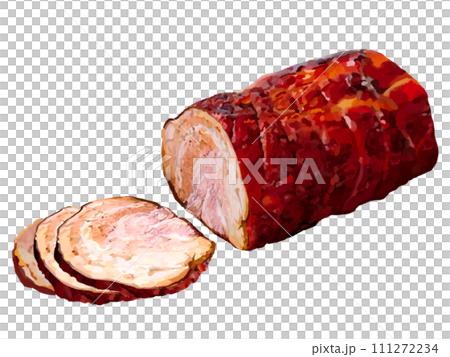 Char siu (block and slice) Char siu (block and slice) 111272234