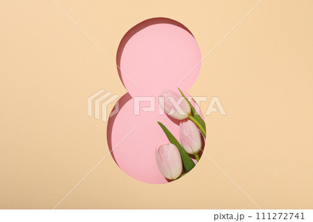 Paper cut number eight with fresh tjuspans Paper cut number eight with fresh tjuspans 111272741
