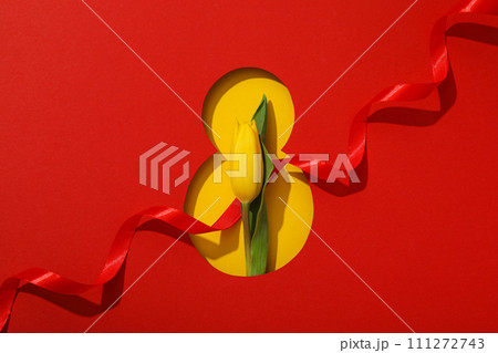 Paper cut number eight with fresh tjuspans Paper cut number eight with fresh tjuspans 111272743