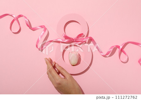 Paper number eight, with a beautiful satin ribbon Paper number eight, with a beautiful satin ribbon 111272762