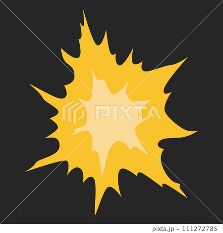 Explosion animation effect for game. Burst explosion in cartoon style. Bomb or bang. Vector isolated illustration Explosion animation effect for game. Burst explosion in cartoon style. Bomb or bang. Vector isolated illustration 111272785