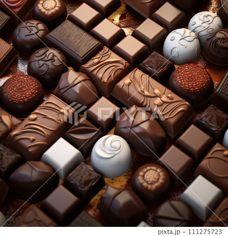 いろいろなチョコレート-4のイラスト素材 [111275723] - PIXTA