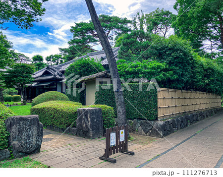 高橋是清邸 塀・庭園 江戸東京たてもの園 初夏 111276713