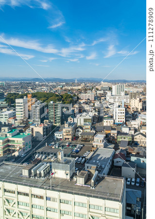 一宮市役所、展望ロビーからの眺め〈愛知県一宮市〉 一宮市役所、展望ロビーからの眺め〈愛知県一宮市〉 111278909