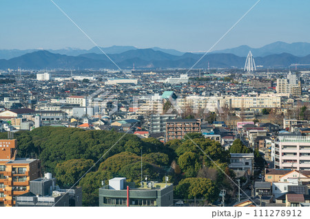 一宮市役所、展望ロビーからの眺め〈愛知県一宮市〉 111278912