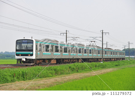 常磐線　羽鳥ー岩間　JR東日本　E501系　K754編成（勝田） 111279372