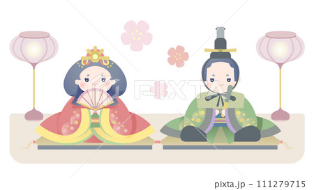 ひな祭り桃の節句 ひな祭り桃の節句 111279715