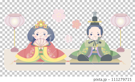 ひな祭り桃の節句 ひな祭り桃の節句 111279715