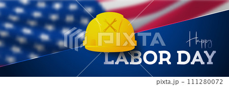 Happy Labor Day template. Happy Labor Day template. 111280072