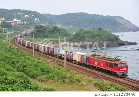 信越本線　青海川ー鯨波　JR貨物　EF510-4（富山） 111280440
