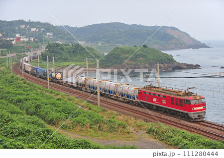 信越本線　青海川ー鯨波　JR貨物　EF510-18（富山） 111280444