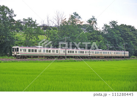 信越本線　群馬八幡ー安中　JR東日本　107系　R19+R11編成（高崎） 111280445