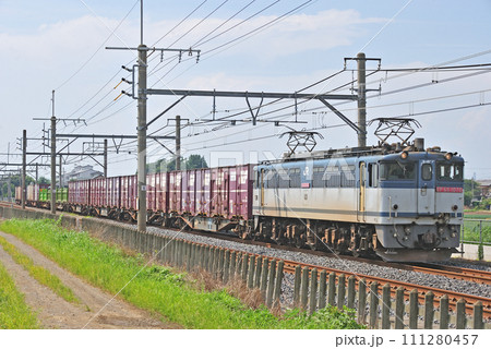 高崎線 岡部ー深谷 JR貨物 EF65-1070(新鶴見) 高崎線 岡部ー深谷 JR貨物 EF65-1070(新鶴見) 111280457