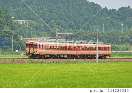 北陸本線　大聖寺ー牛ノ谷　JR西日本　キハ58-477+キハ28-2360（富山） 111282339