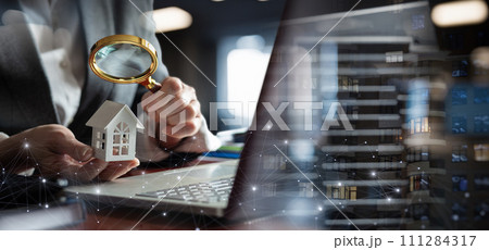 The concept of studying real estate research. The concept of studying real estate research. 111284317