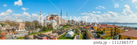 Hagia Sophia and Bosphorus 111286577