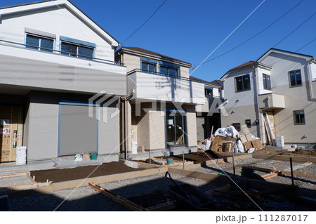 建設中の住宅 建設中の住宅 111287017
