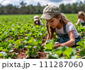 AI-generated content. Young Farmer - Learning Agriculture Hands-On 111287060