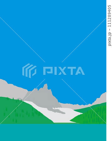 ソラピス湖　lago di sorapis　ドロミーティ　dolomiti　イタリア　italia 111289405