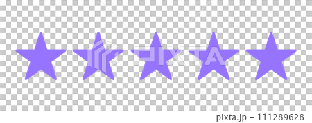 simple purple 5 star mark simple purple 5 star mark 111289628