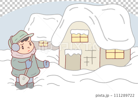 天災——雪災、大雪、降雪、氣象災害 111289722