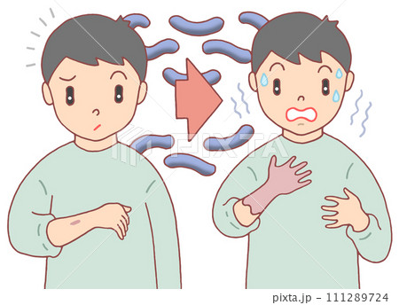 病気・疾病 - 人食いバクテリア・壊死 111289724